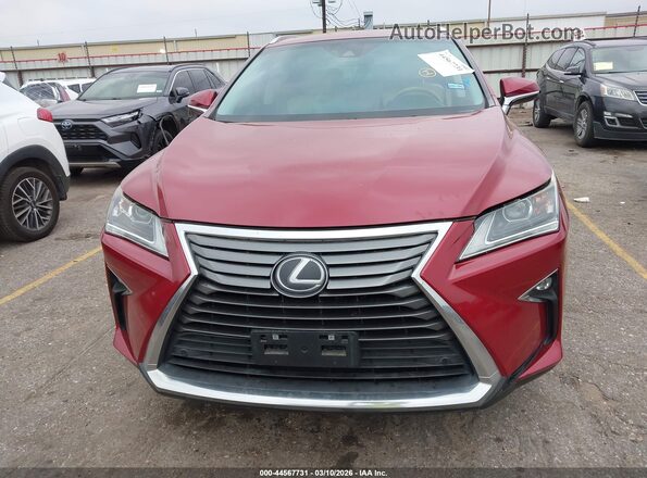 2T2ZZMCAXHC064682 2017 LEXUS RX 350 Burgundy Вид щитка приладів