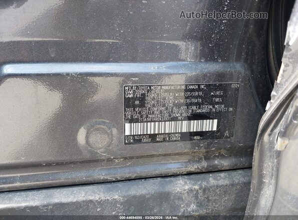 2T3A1RFV4RC431931 2024 TOYOTA LE Gray Widok komory silnika