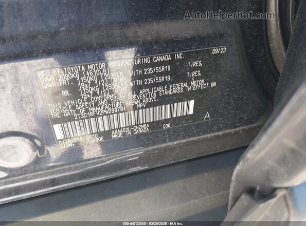 2T3C1RFV2PW298784 2023 TOYOTA LE Blue 