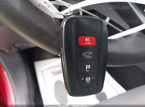 2T3C1RFV2SW386405 2025 TOYOTA LE Burgundy Dashboard view