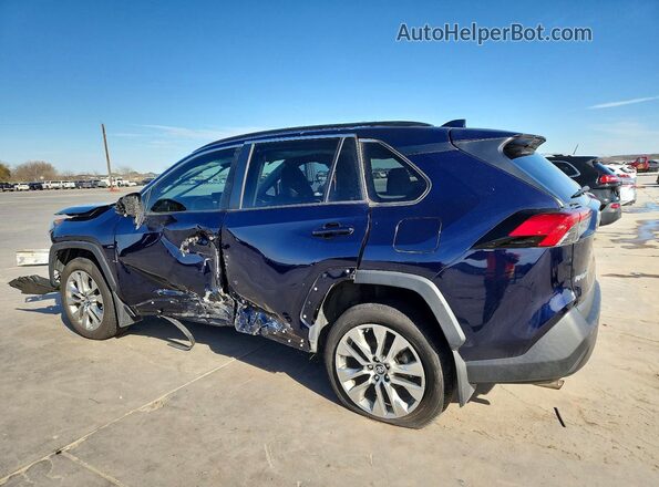 2T3C1RFV6KW022035 2019 TOYOTA RAV4 Blue Հետևի ձախ