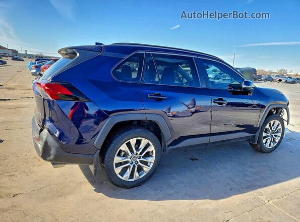 2T3C1RFV6KW022035 2019 TOYOTA RAV4 Blue Հետևի աջ