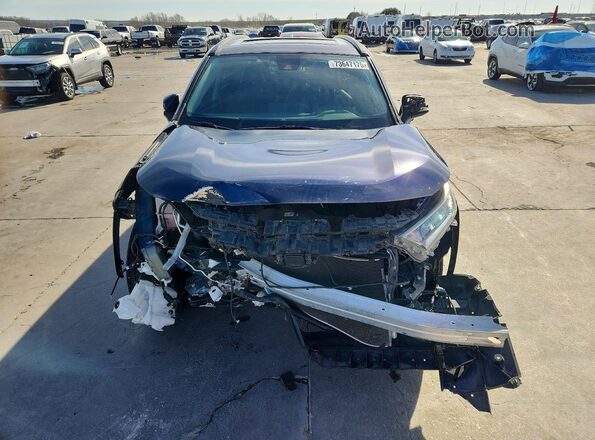 2T3C1RFV6KW022035 2019 TOYOTA RAV4 Blue Դիմացի տեսք