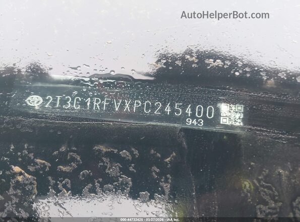 2T3C1RFVXPC245400 2023 TOYOTA LE Gray Շարժիչի բաժամունքի տեսք