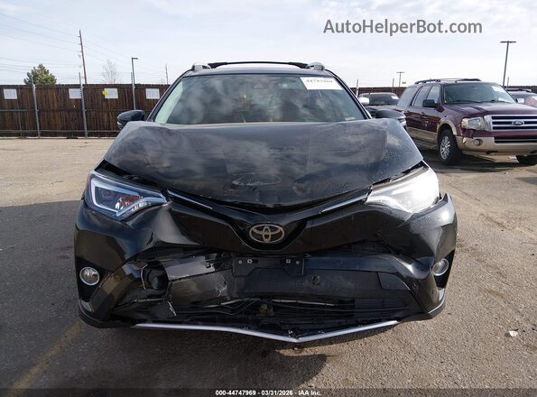 2T3DFREV1GW475056 2016 TOYOTA LIMITED Black Widok wnętrza z tyłu