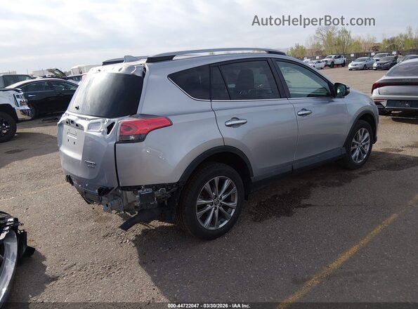 2T3DFREV3HW625850 2017 TOYOTA LIMITED Silver Trasero derecho