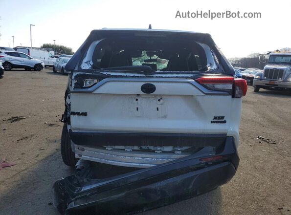 2T3E6RFV0MW012565 2021 TOYOTA RAV4 White უკანა ხედი