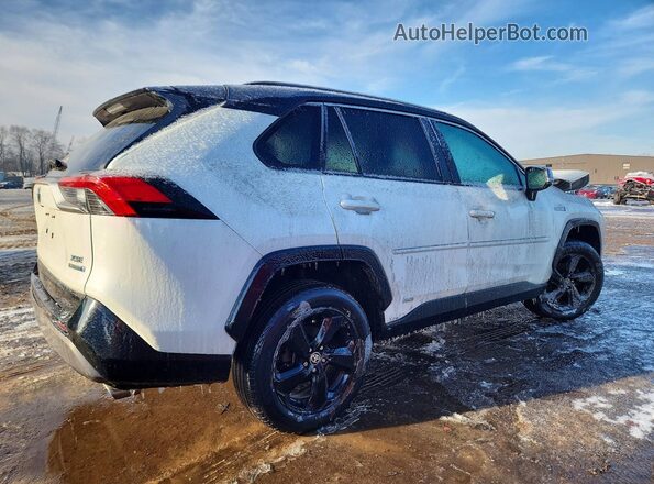 2T3E6RFV0MW015112 2021 TOYOTA RAV4 White Задня права чверть