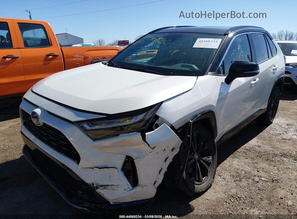 2T3E6RFV1NW037850 2022 TOYOTA RAV4 HYBRID White Вид спереду