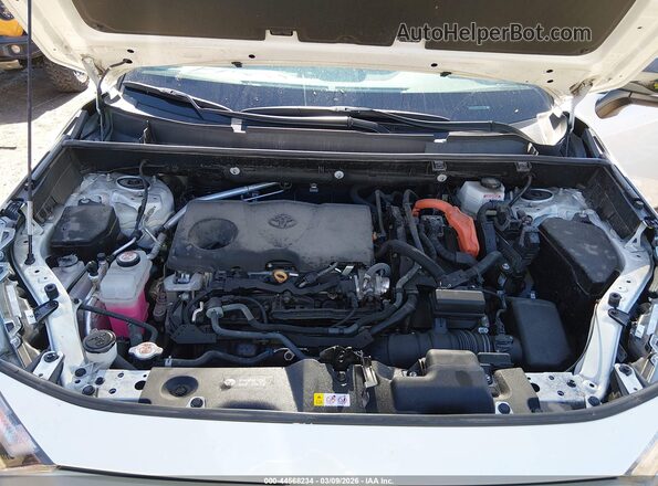 2T3E6RFV1NW037850 2022 TOYOTA RAV4 HYBRID White Вид ззаду