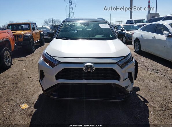 2T3E6RFV1NW037850 2022 TOYOTA RAV4 HYBRID White Вид щитка приладів