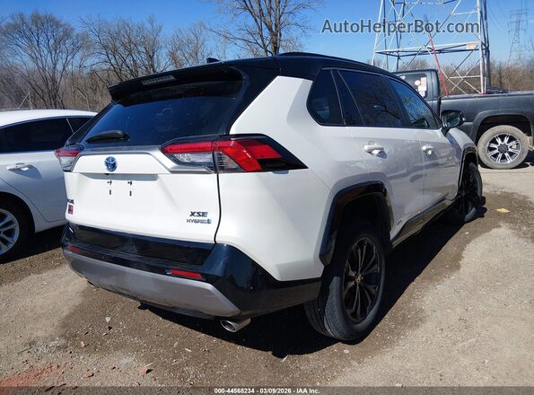 2T3E6RFV1NW037850 2022 TOYOTA RAV4 HYBRID White Задня права чверть