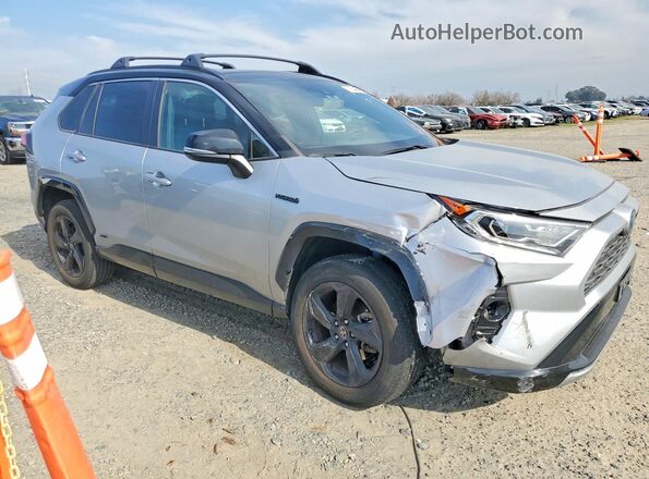 2T3E6RFV3MW024127 2021 TOYOTA RAV4 Silver Передня права чверть