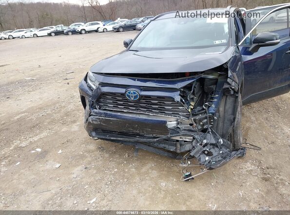 2T3E6RFV5MW006485 2021 TOYOTA RAV4 HYBRID Blue Вид спереду
