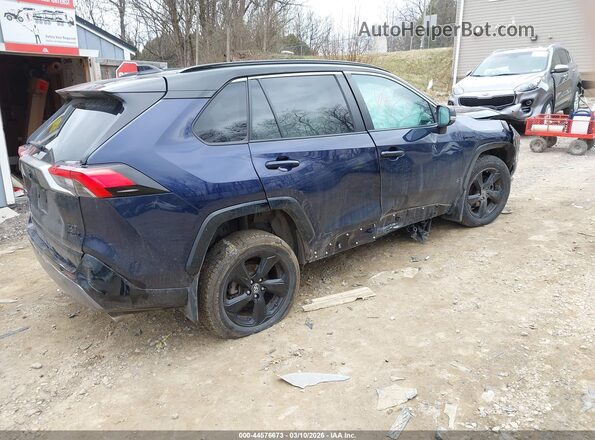 2T3E6RFV5MW006485 2021 TOYOTA RAV4 HYBRID Blue Задня права чверть