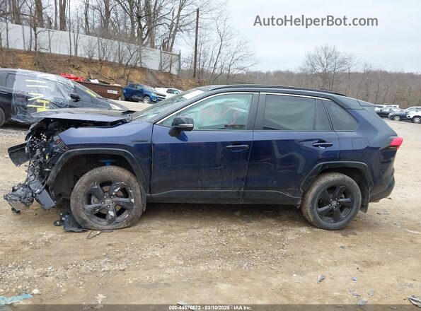 2T3E6RFV5MW006485 2021 TOYOTA RAV4 HYBRID Blue Панорамний вид салону 360°