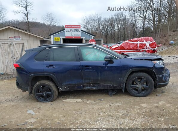 2T3E6RFV5MW006485 2021 TOYOTA RAV4 HYBRID Blue Вид задньої частини салону