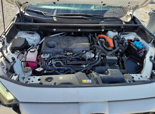 2T3E6RFV9NW033142 2022 TOYOTA RAV4 White ძრავის განყოფილების ხედი
