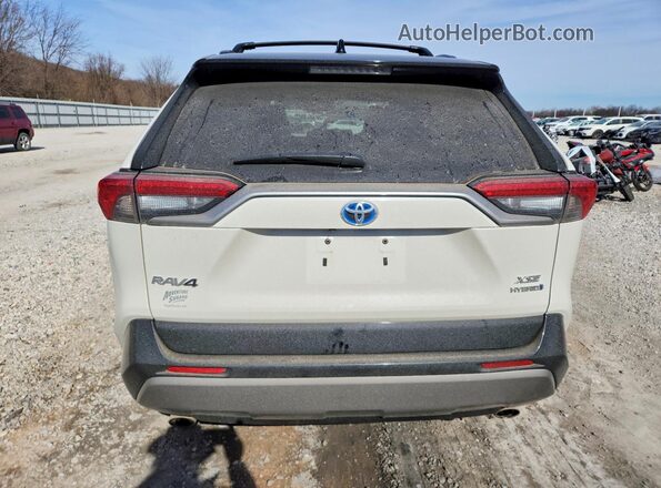 2T3E6RFV9NW033142 2022 TOYOTA RAV4 White უკანა ხედი