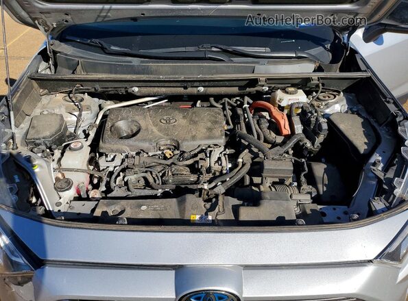 2T3E6RFVXMW003517 2021 TOYOTA RAV4 Silver Widok wnętrza z tyłu