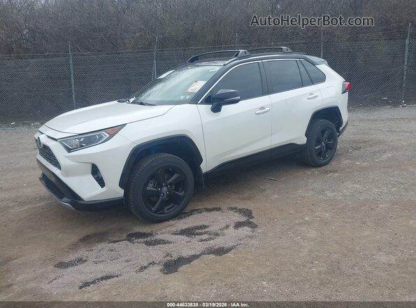 2T3EWRFV0KW027239 2019 TOYOTA RAV4 HYBRID White Przód lewy