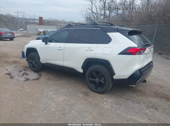 2T3EWRFV0KW027239 2019 TOYOTA RAV4 HYBRID White Tył lewy
