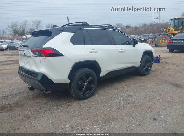 2T3EWRFV0KW027239 2019 TOYOTA RAV4 HYBRID White Tył prawy
