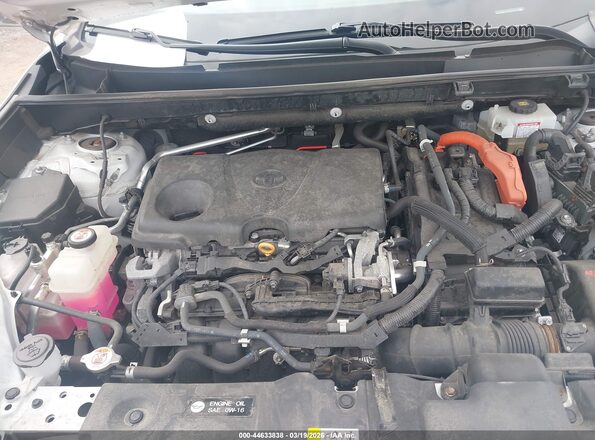 2T3EWRFV0KW027239 2019 TOYOTA RAV4 HYBRID White Widok z tyłu