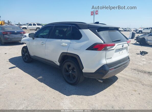 2T3EWRFV1KW041943 2019 TOYOTA RAV4 HYBRID White უკანა მარცხენა