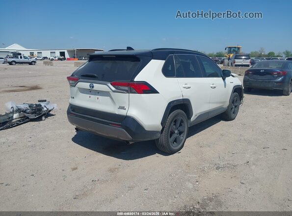 2T3EWRFV1KW041943 2019 TOYOTA RAV4 HYBRID White უკანა მარჯვენა