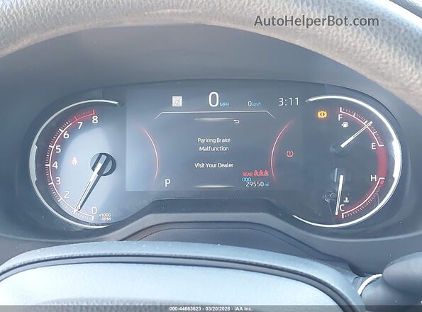 2T3H1RFV5SC310698 2025 TOYOTA LE Silver Widok tylnych siedzeń