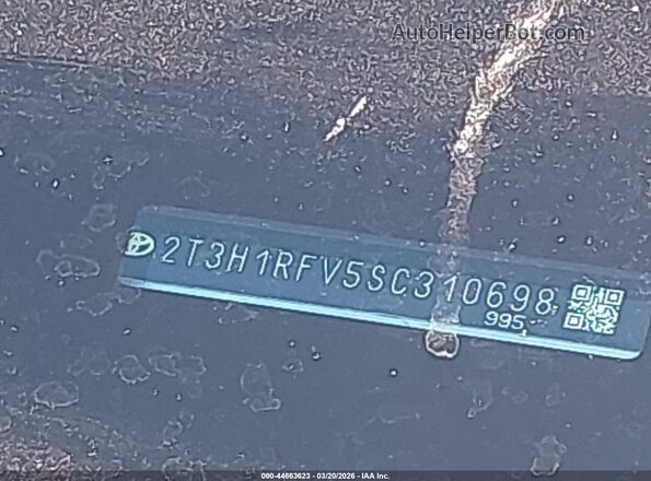 2T3H1RFV5SC310698 2025 TOYOTA LE Silver 
