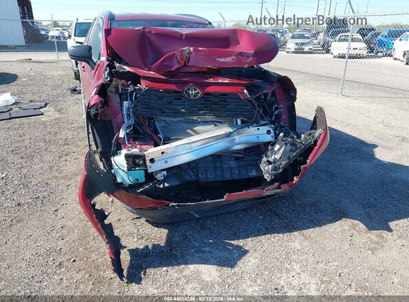 2T3H1RFVXMW127038 2021 TOYOTA LE Burgundy Vista frontal