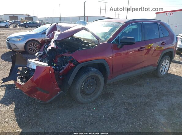 2T3H1RFVXMW127038 2021 TOYOTA LE Burgundy Vista tres cuartos delantera izquierda