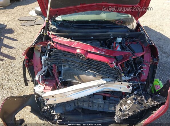 2T3H1RFVXMW127038 2021 TOYOTA LE Burgundy Vista trasera