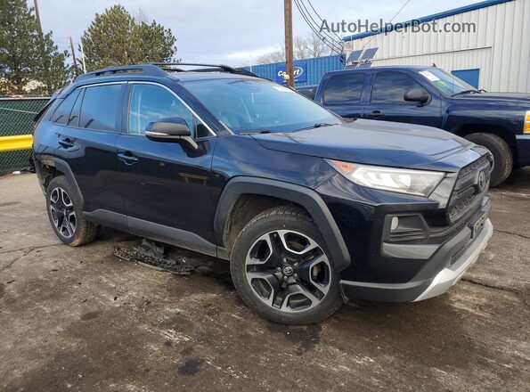 2T3J1RFV1KW019681 2019 TOYOTA RAV4 Black Przód prawy