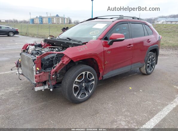 2T3J1RFV9KW024532 2019 TOYOTA RAV4 Red Przód lewy