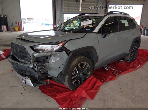 2T3J1RFVXKW019890 2019 TOYOTA RAV4 Green Առջևի ձախ երեք քառորդ տեսարան