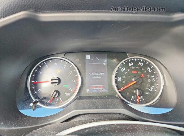 2T3P1RFV3NC300509 2022 TOYOTA LE Silver Вид щитка приладів