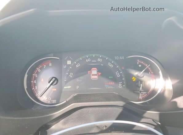 2T3P1RFV7PC370811 2023 TOYOTA LE White Widok zestawu wskaźników