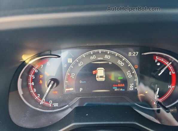 2T3P1RFVXPW367254 2023 TOYOTA RAV4 Gray Սարքավորումների վահանակի տեսք