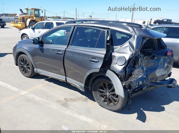 2T3RFREV1JW696654 2018 TOYOTA RAV4 Gray Trasero izquierdo