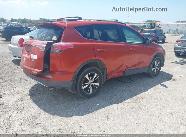 2T3RFREV9GW495674 2016 TOYOTA LE Orange Rear right