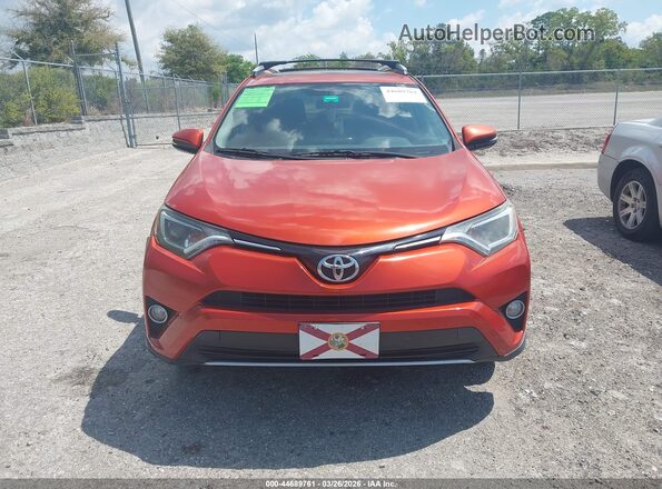 2T3RFREV9GW495674 2016 TOYOTA LE Orange Instrument cluster view