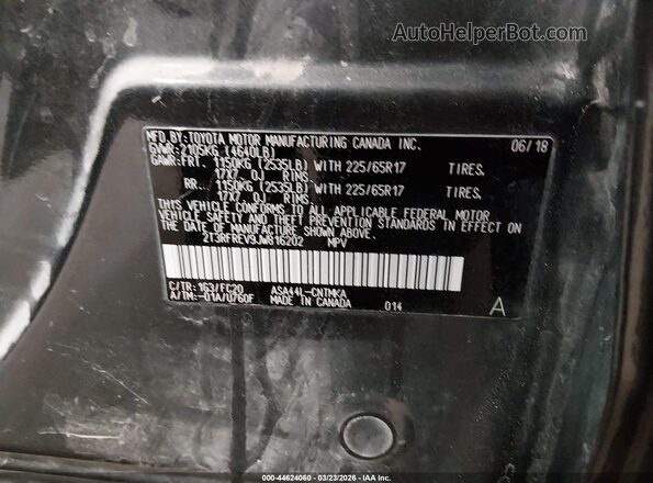 2T3RFREV9JW816202 2018 TOYOTA LE Gray 