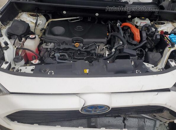 2T3RWRFV7KW046176 2019 TOYOTA RAV4 White Engine compartment view