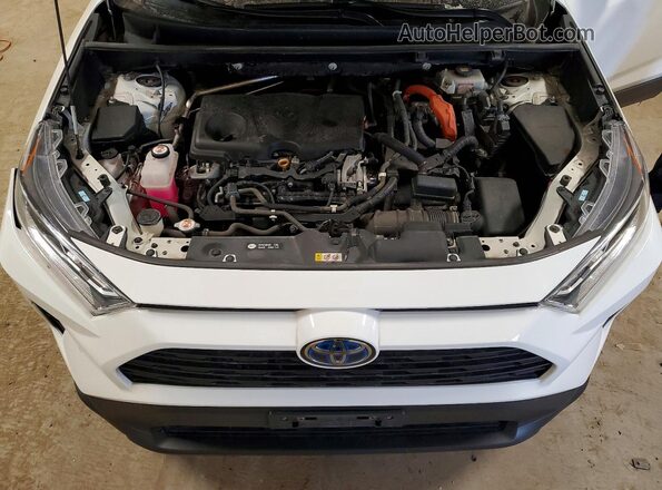 2T3RWRFV9MW112830 2021 TOYOTA LE White ძრავის განყოფილების ხედი