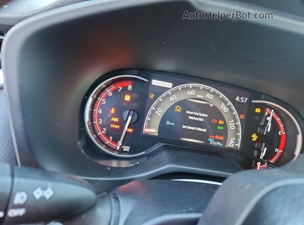 2T3S1RFV1MW176697 2021 TOYOTA RAV4 Gray Սարքավորումների վահանակի տեսք