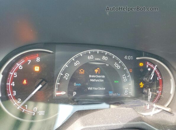 2T3S1RFV4MW151812 2021 TOYOTA RAV4 Green ხელსაწყოთა პანელის ხედი