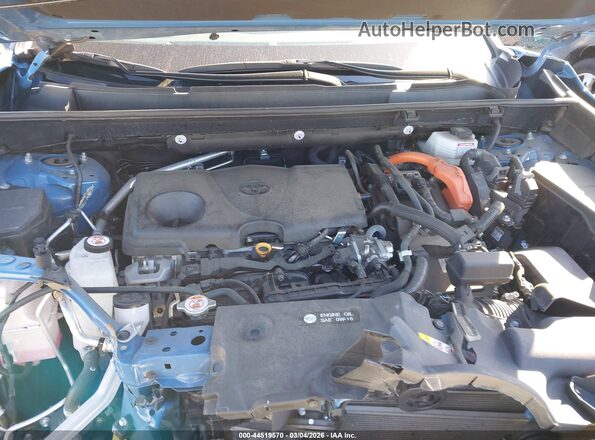 2T3T6RFV7NW033826 2022 TOYOTA RAV4 HYBRID Blue Vista trasera
